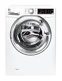 Hoover H-Wash 300 H3WS69TAMCE Freestanding Washing Machine, Chrome Door, WiFi Connected, 9 kg Load, 1600 rpm, White