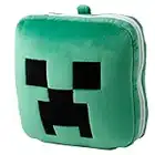 Relaxeazzz CUSH306 Minecraft Creeper Shaped Plush Travel Pillow & Eye Mask