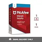 Mcafee Internet Security (1 PC | 1 Year) (Email Delivery in 24 hours- No CD)