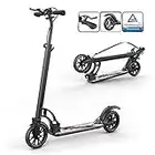 besrey Monopattino Adulti e Bambini Monopattino Ruote Grandi Big Wheel Kick Scooter con Doppia Sospensione, Pieghevole e Altezza Regolabile Urban Scooter per Adulti e Adolescenti