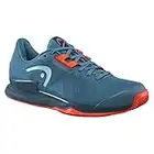 HEAD Homme Sprint Pro 3.5 Clay Hommes chaussure de tennis, Bleu Orange, 42 EU