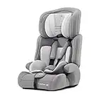 Kinderkraft Seggiolino Auto COMFORT UP, Poggiatesta Regolabile, Cinture di Sicurezza, Gruppo 1/2/3, 9-36 Kg, Grigio