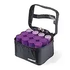 Conair Instant Heat Compact Hot Rollers w/Ceramic Technology; Black Case with Purple Rollers