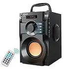 TOPROAD A100 Portable Bluetooth Speaker Wireless Stereo Bass Subwoofer with FM Radio Remote Control