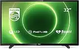 Philips 32PHS6605/12 Televisor de 32 Pulgadas (LED TV, Pixel Plus HD, Saphi Smart TV, Altavoces de Rango Completo, 3 x HDMI, 2 x USB, óptimo para Gaming), Negro Brillante (Modelo de 2020/2021)