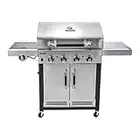 Char-Broil Advantage Series 445S - Gril à gaz 4 feux avec brûleur latéral, acier inoxydable.