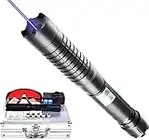 High Power Blue Tactical Flashlight with Adjustable Starlight Cap