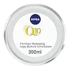 NIVEA Crema corporal reafirmante Q10 (300 ml), loción corporal hidratante reafirmante con potente CoQ10 para reafirmar la piel, hidratante para todo el cuerpo para una piel hermosa