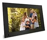 Phone2Frame 10 Inch Digital Picture Frame with Photo Backup Stick (128GB) - Transfer Photos from Phone or Computer Without WiFi, Email, or Accounts (Black)