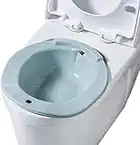 Aiitllyna Bidet portable pour WC universel, bidet portable pour femmes en grossesse, rehausseur WC et bidet pour personnes âgées et handicapées, adapté à tous les WC standard, bleu