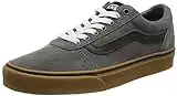 Vans Men's Filmore Decon Platform Shoes, Womens 10, Suede Pewter Gum, 12