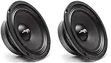 (2) Skar Audio FSX65-4 300-Watt 6.5-Inch 4 Ohm MID-Range Loudspeakers - 2 Speakers