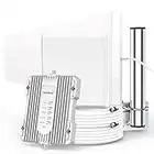 Amazboost Indoor Cell Phone Signal Booster for Home,Supports 5,000 SQ FT Area,All U.S. Carriers - Compatible with Verizon, AT&T, T-Mobile, Sprint & More-FCC Approved 5G 4G 3G Cell Phone Booster