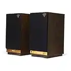 Klipsch The Sixes - Walnut 100W Noir, Noyer Haut-Parleur - Hauts-parleurs (2.0 canaux, avec Fil &sans Fil, 3,5mm/Bluetooth, 100 W, 40-20000 Hz)