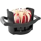 OOKUU Apple Slicer Corer, [Large Size] 16-Blade Heavy Duty Apple Cutter with Base, [Upgraded] Cut Apples All The Way Through, Stainless Steel Ultra-Sharp Blade, Fruits & Vegetables Divider, Wedger