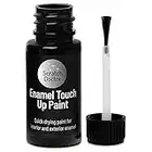 Scratch Doctor Enamel Touch Up Paint 15ml Easy and Quick Drying Suitable for Kitchen Appliances, Bathroom, Metal, Radiator, Fridge, Shower, Sink (Black)