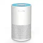 PURITIX Air Purifier with True HEPA, 23dB Quiet Desktop Home Air Purifiers with Timer, Child Lock for Smoke, Pet Dander, Odors