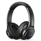 Soundcore by Anker Life Q20+ Active Noise Cancelling Headphones, 40H Playtime, Hi-Res Audio, Soundcore App, Connect to 2 Devices, Memory Foam Earcups, Bluetooth Headphones for Travel, Home Office (Renewed)