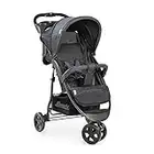 Hauck Passeggino 3 Ruote Citi Neo 2 - Passeggino Leggero 25 kg Portata, Pieghevole con Una Mano - Ultraleggero solo 7,5 kg - Passeggino Compatto Reclinabile, dalla Nascita - Grigio