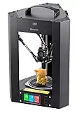 Monoprice Mini Delta Imprimante 3D avec plaque chauffante - Calibrage automatique - 110 x 110 x 120 mm - Noir