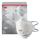 3M 9205+ Aura Particulate N95 Respirator, Flat Fold Non-Valved Disposable Respirator, White, 20 Pack