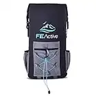 FE Active - 35L Waterproof Cooler Dry Bag with BPA Free FDA Approved EVA Insulation for Extend Cooling and Great for Camping, Beach, Hiking, Trekking, Backpacking | Designed in California, USA