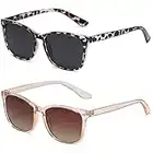 DUSHINE Polarized Sunglasses for Women Classic Retro Style 100% UV Protection