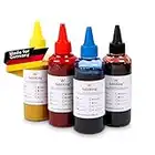 Subliking Tinta de Sublimación 4X 100ml Set de CMYK para Epson, Ricoh, Sawgrass