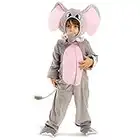 Spooktacular Costume Costume d'Éléphant Halloween Costume Doux et Câlin pour Enfants Cosplay (Toddler(3-4yrs))