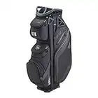 Wilson Staff Exo Cart Bag Bolsa, Capacidad para 14 Palos de Golf, 2.3 kg, Unisexo-Adulto, Negro, Talla única