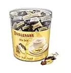 Toblerone Mixed Minis 1 x 904g Dose, Feine Schweizer Schokolade in drei Sorten mit Honig- und Mandelnougat