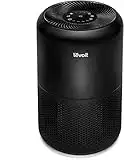 Levoit Air Purifiers for Home with H13 HEPA Filter, Air Cleaner for Dust Smoke Pollen Pet Allergies, 24dB Quiet Air Filter with Timer, Sleep Mode, Ozone Free for Bedroom, Office, Core300 Black