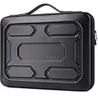 DOMISO Funda para ordinador Resistente a los Golpes de 17 Pulgadas Funda Protectora con asa Compatible con 17,3" Notebook/DELL Inspiron 17/HP Pavilion/Lenovo ideapad/ASUS/Acer/HP/Alienware 17,Negro