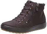 ECCO Soft 7 Tred, Botas Cortas al Tobillo Mujer, Marrón Oscuro, 40 EU