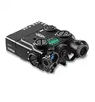 Steiner eOptics DBAL-A3 Dual Beam Aiming Laser Advanced General-Purpose Multi-Function Laser Sight with Visible and IR Beams and Infrared LED Illuminator, Green Laser, Black