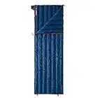 Naturehike Rectangular Sleeping Bag Lightweight 800FP Goose Down Sleeping Bag for Outdoor Camping Hiking (Navy Blue(78.7" L X 31.49" W))