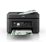 EPSON WorkForce WF-2840DWF stampante Multifunzione A4 (stampa, copia, scansione, Fax) ADF, USB, Wi-Fi Direct, display LCD 3,7 cm, Epson Smart Panel, fronte/retro, Nero