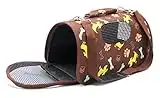 BPS-5636M Sac de transport en tissu pour animaux de compagnie chiens chats animaux transporteurs 3 tailles S/M/L