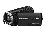 Panasonic HC-V180EG-K Full HD Camcorder - 1/5-8 Inch Sensor / 50 x Optical Zoom / 28 mm Wide-Angle Lens/Optical 5-Axis Hybrid OIS+ Image Stabiliser/Black