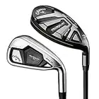 Callaway Golf Rogue ST Max OS Ensemble de 7 clubs de golf hybride en fer pour droitier Tige en fibre de carbone Light Flex 4H, 5H, 6IR