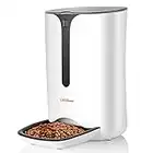 LIVINGbasics 7L Automatic Cat Feeder, Timed Automatic Feeder for Cat Dog for up to 4 Meals per Day, Pet Food Dispenser with Auto Portion Control and 10 Seconds Voice Record