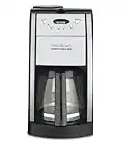 Cuisinart DGB-550BKFR 12 Cup Grind and Brew Automatic Coffee Maker (Renewed), Chrome