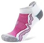 Balega Women's Enduro V-Tech Arch Support Performance No Show Athletic Running Socks (1 Pair), White, Medium