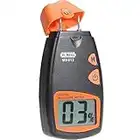 Dr.Meter® MD-812 con Display Digitale LCD Misuratore di Umidità - per Misurare la Percentuale di Acqua negli Oggetti Desiderati ( Legno, Cartongesso, Tappeti e altro) Range da 5 a 40%, Accuratezza 1%