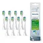 Philips Sonicare Original W2 Optimal White Standard Schallzahnbürstenköpfe - 8er-Pack in Weiß (Modell HX6068/12)