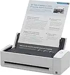 ScanSnap iX1300 Compact Wireless or USB Double-Sided Color Document, Photo & Receipt Scanner with Auto Document Feeder and Manual Feeder for Mac or PC, White