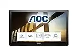 AOC Monitor I1659FWUX - 16" Full HD, 60 Hz, IPS, Low Blue Light, VESA, 1920x1080, 220 cd/m