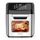 whall Air Fryer,13QT Air Fryer Oven,Family Rotisserie Oven,1700W Electric Air Fryer Toaster Oven,Tilt led Digital Touchscreen,12-in-1 Presets for Baking,Roasting, Dehydrating,with Accessories