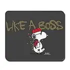 CafePress Peanuts Snoopy Like A Boss Tapis de souris de jeu en caoutchouc antidérapant