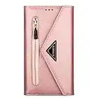 Miagon pour Xiaomi Redmi Note 10 4G Bandoulière Fermeture éclair Coque,Portefeuille Bourse Sac à Main avec Bretelles Lanière Porte Carte PU Cuir Flip Cover